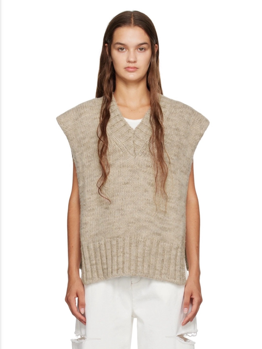 Maison Margiela Brown Extended Vest